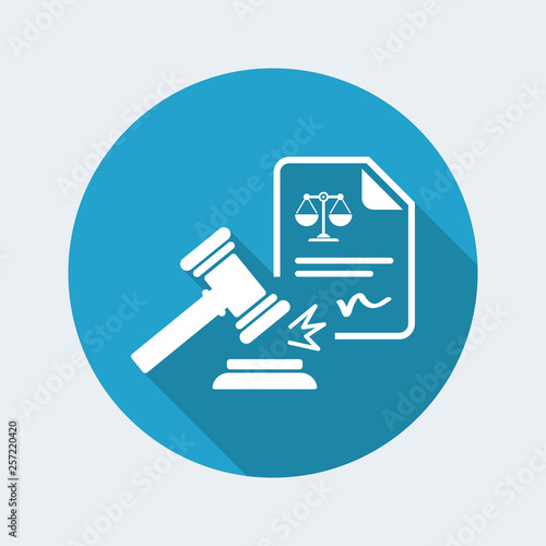 Legal document icon