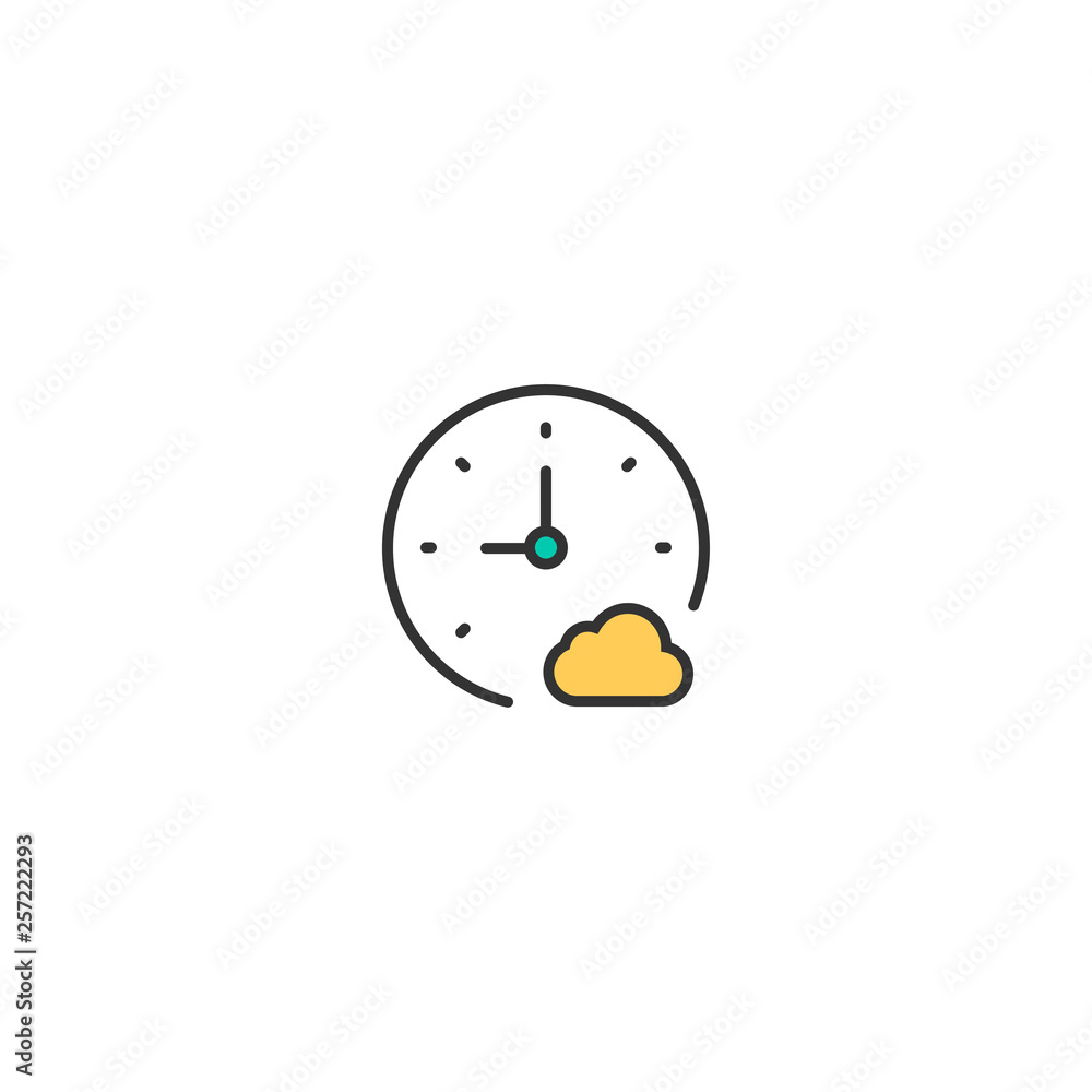 Stopwatch icon design. Interaction icon vector design Stopwatch icon design. Interaction icon vector design