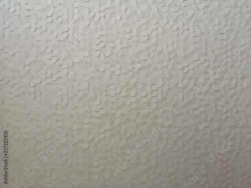 White Mosaic Hexagon wall pattern materail