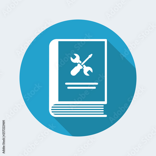 Technical manual book icon