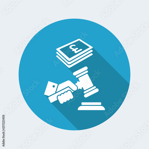 Payment in Sterling for legal conviction