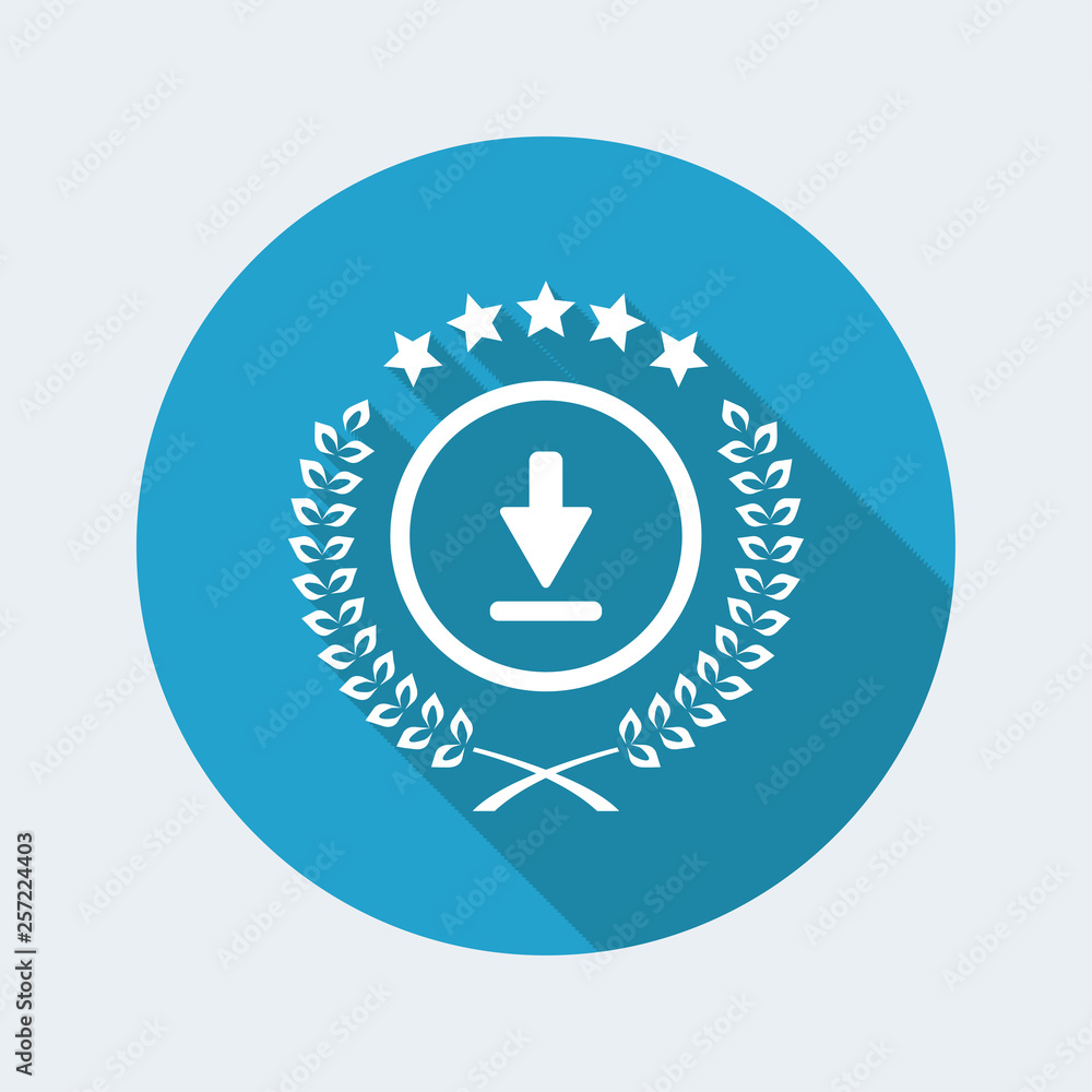 Premium download flat icon Premium download flat icon