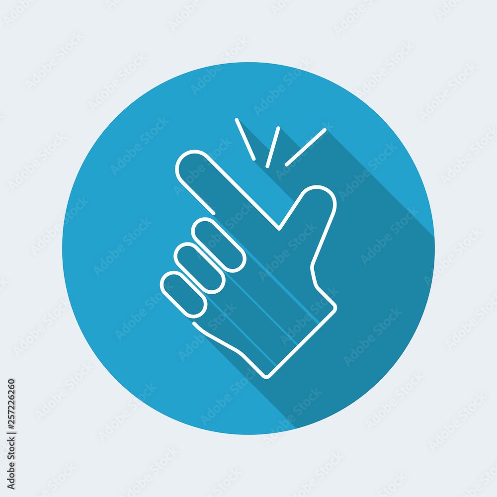 Hand in snapping gesture Hand in snapping gesture