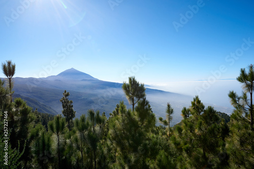 view of Teide volcano