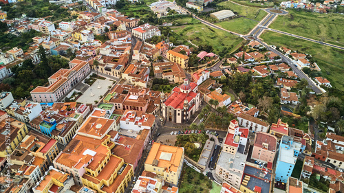 Fototapeta Naklejka Na Ścianę i Meble -  aerial view of Church of Our Lady of Conception Tenerife
