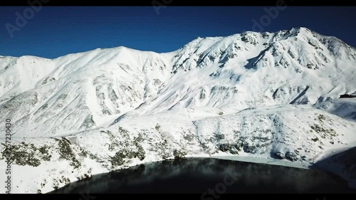 立山みくりが池雪景色