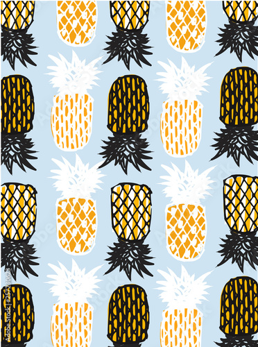 Pineapple fruit pattern