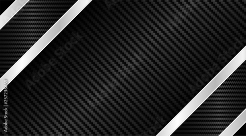 Abstract .Carbon fiber background. black background ,light and shadow. Vector.