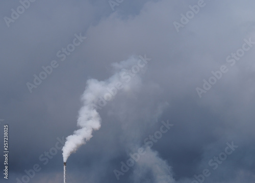 Chimney pollution air Industry