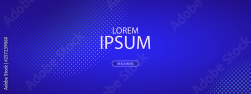 Abstract halftone pattern with gradients for banner, site, lending and social network covers. Vector illustration