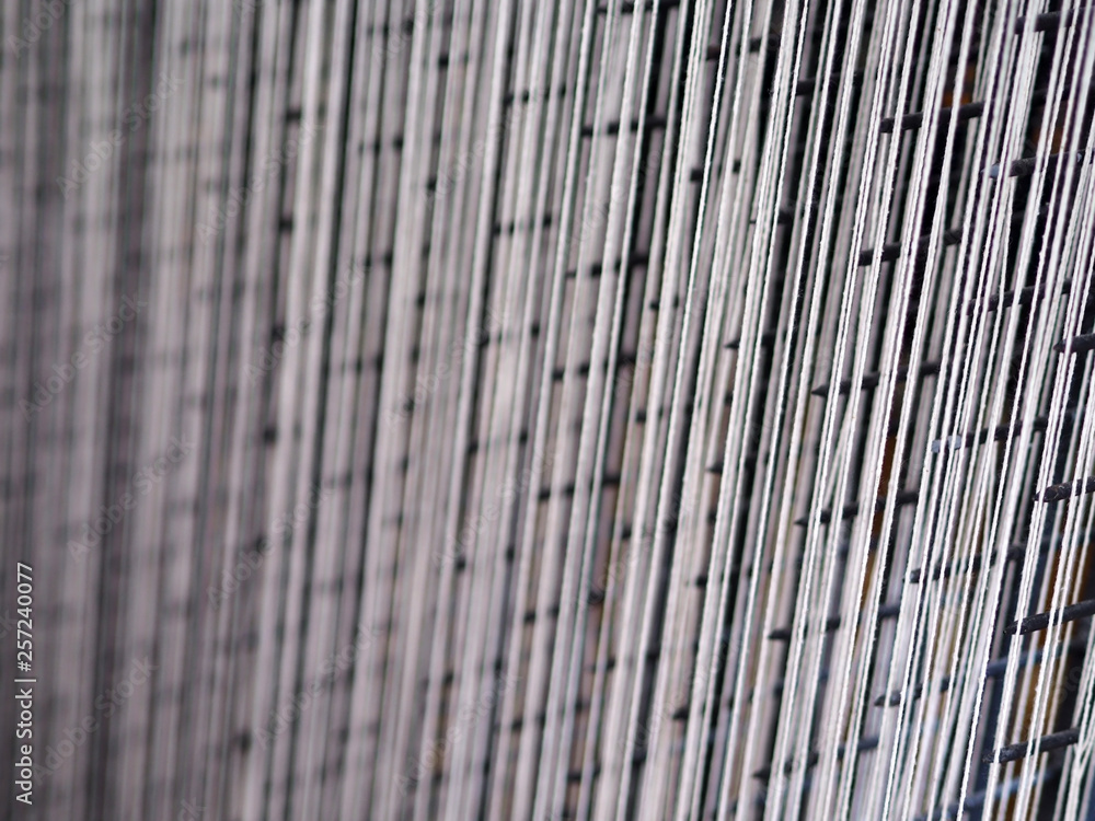 Textile threads industry . Textile threads industry .
