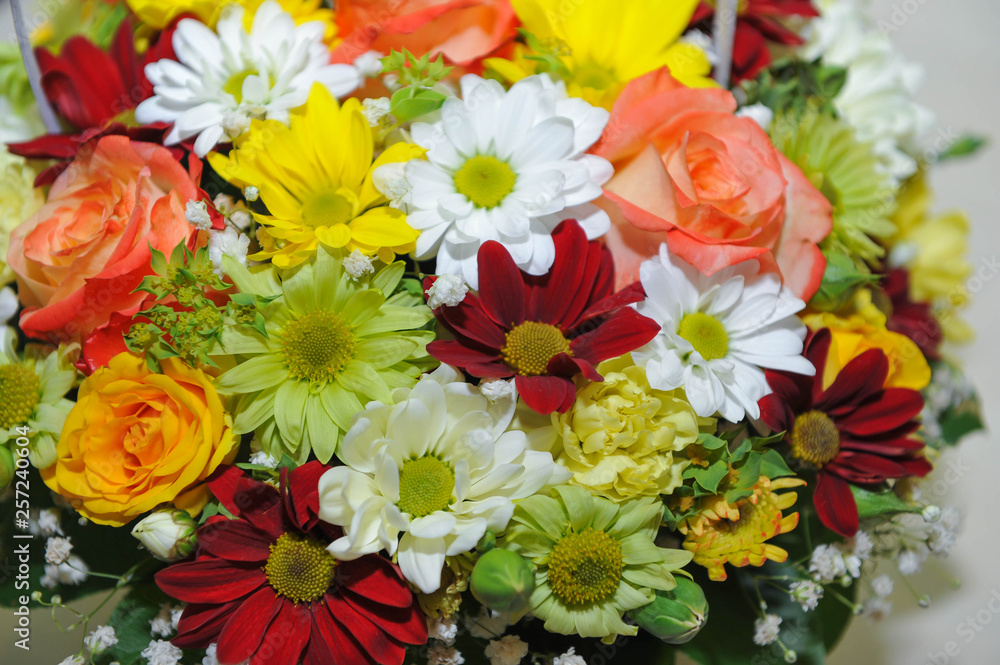 bouquet of colorful flowers