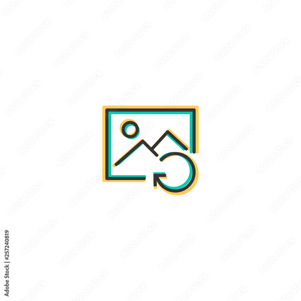 Image icon design. Interaction icon vector design Image icon design. Interaction icon vector design