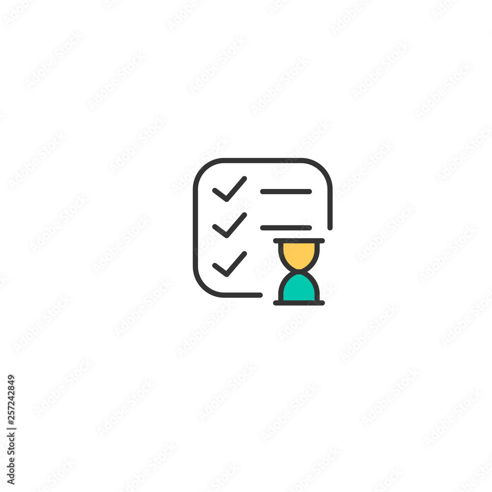 List icon design. Interaction icon vector design List icon design. Interaction icon vector design