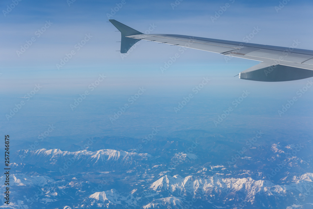 view from the airplane porthole view from the airplane porthole