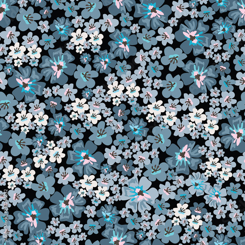 Seamless vintage floral pattern for gift wrap and fabric design
