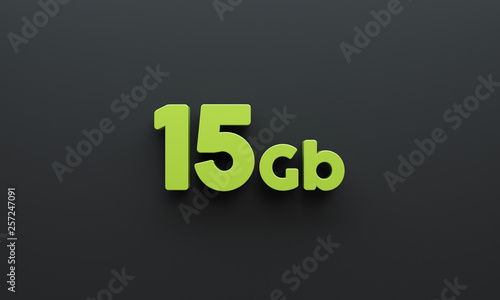 Ultra Pack green letters. 15Gb. photo