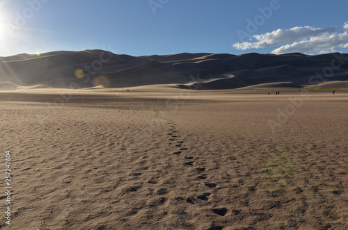 sunset at Great Sand Dunes National Park and Preserve (Saguache county, Colorado, USA)