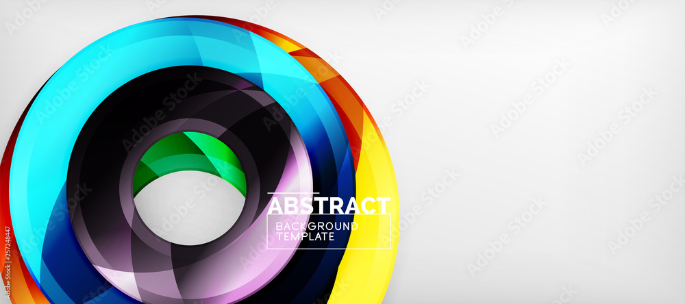 Glossy circles geometric background Glossy circles geometric background