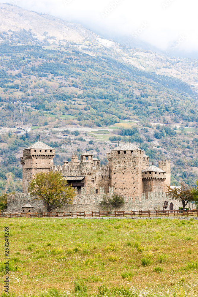 Fenis Castle, Valle d'aosta, Italy