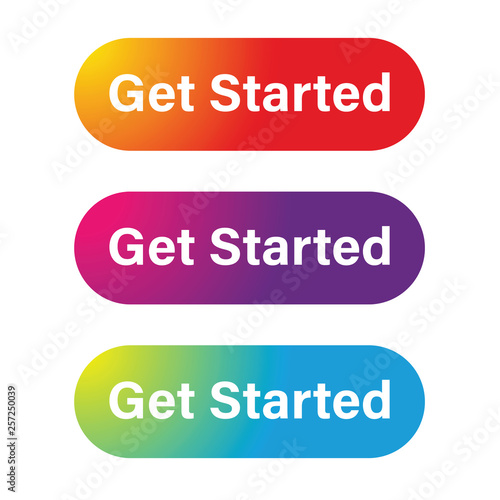 Get started call to action button