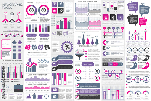 Infographic elements data visualization vector design template. Can be used for steps, options, business processes, workflow, diagram, flowchart concept, timeline, marketing icons, info graphics.