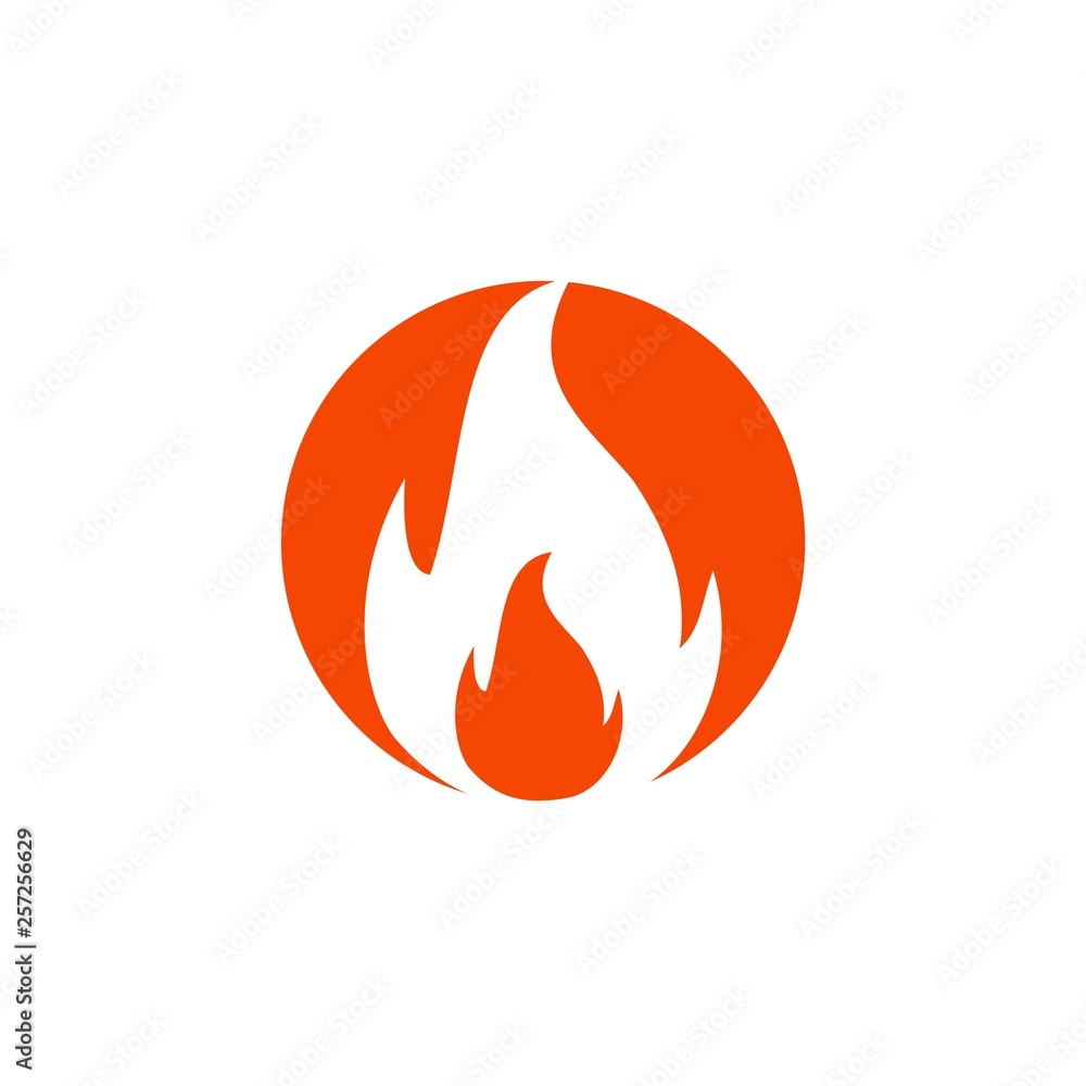 Fire flame Logo Template icon Fire flame Logo Template icon