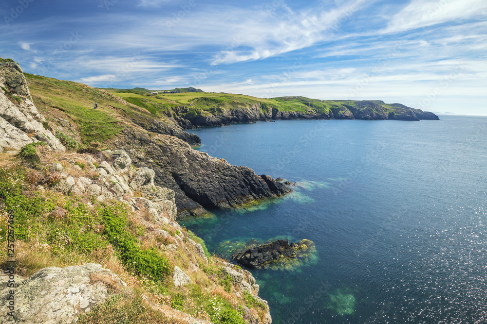 Carreg Onnen Bay Along Pembrokeshire Coast Path