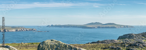 Εκτύπωση καμβά Panoramic View from St Davids Head in Pembrokeshire, Wales
