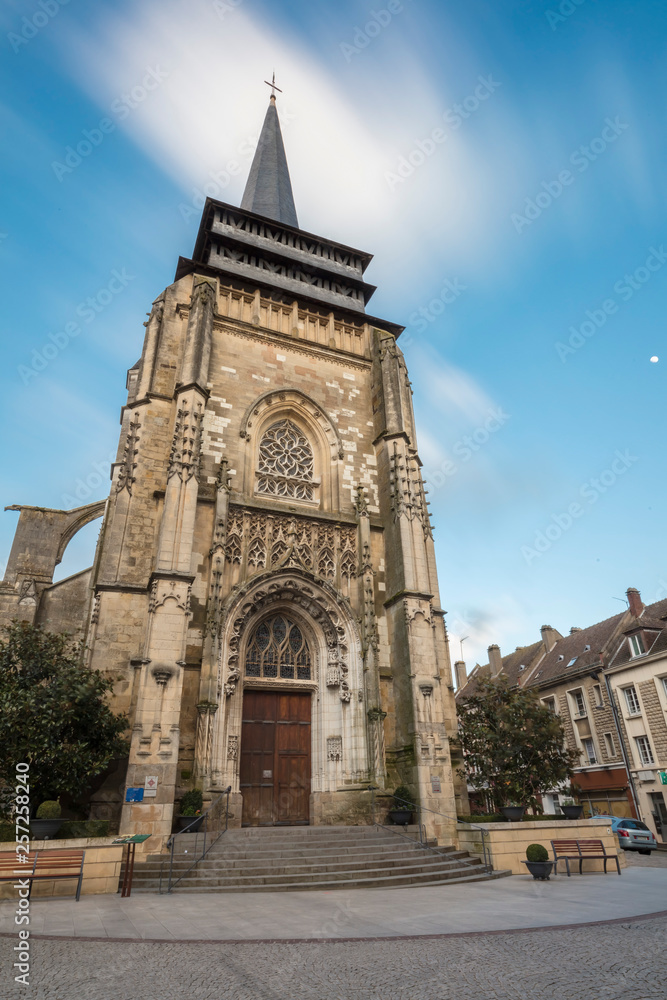 Church of Notre Dame of Neufchatel en Bray, Normandy region, France