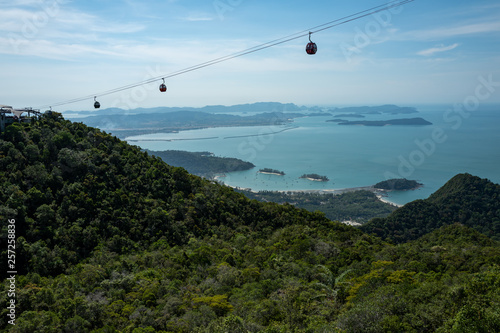 View from the top of the Langkawi Sky Cab area