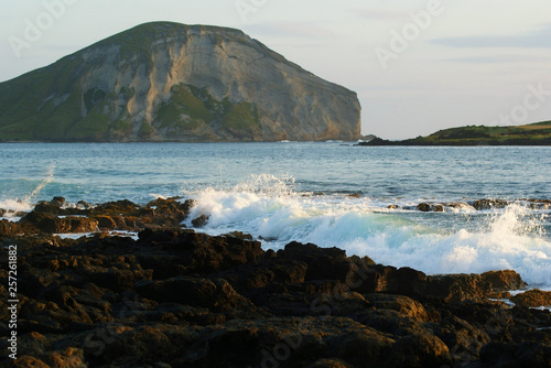 Coastal Landscape in Makapuu Beach, Oahu.