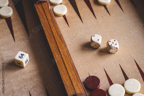 Fotografia Backgammon board game