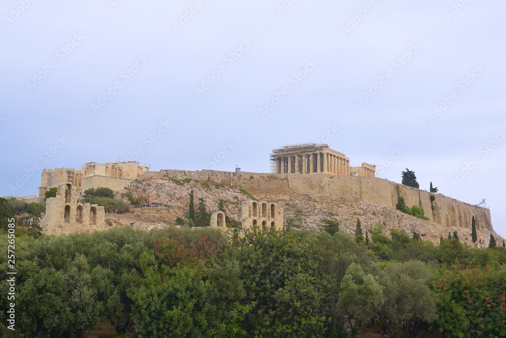 Parthenon Temple In Greece,the Place Where Democracy Was Born