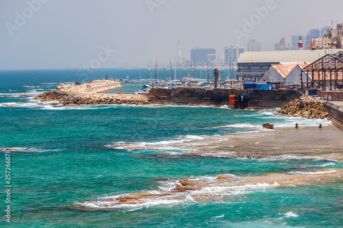 Beautiful view of the Tel Aviv. photo