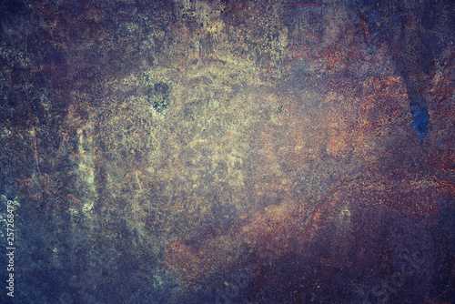 Old grunge rusty and dirty metal background. © Kryuchka Yaroslav