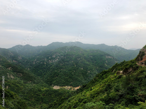 Mountain landscape. Green hills in China. Chinese landscapes. © Kryuchka Yaroslav