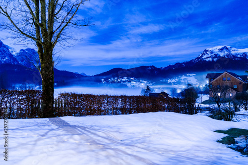 Nacht in den Alpen