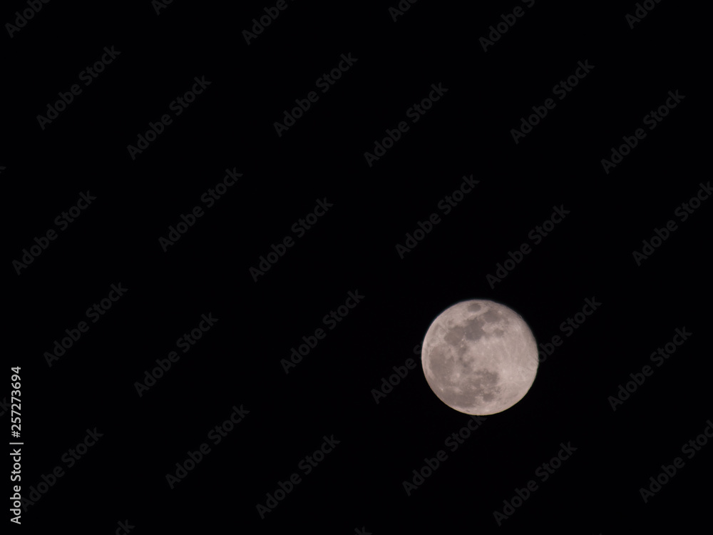 Super moon, full moon, photo of 2019 Super moon, full moon, photo of 2019