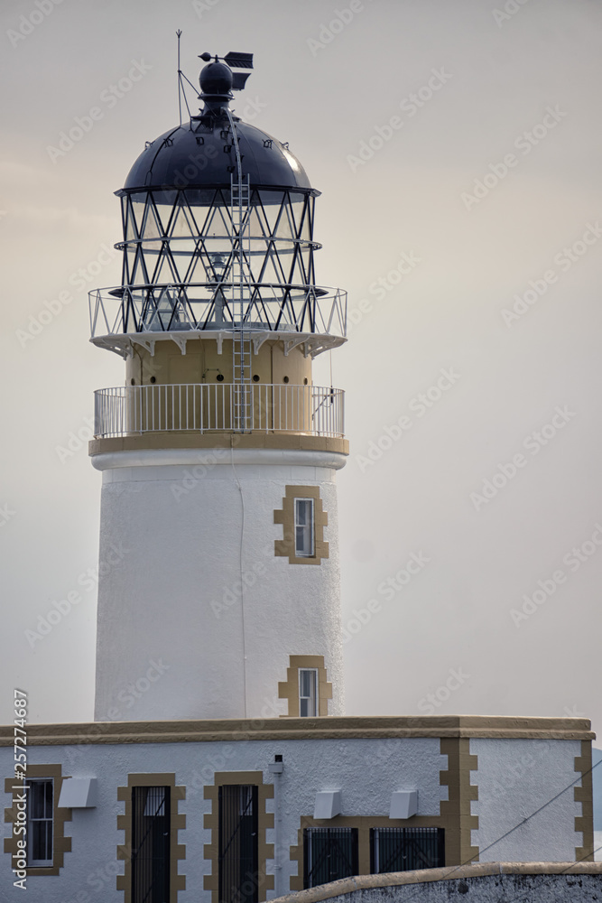 Neist Point lighthouse on Isle of Skye, Scotland.