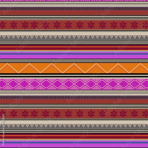 Ethnic seamless pattern with Aztec, Moroccan, Berber, Mexican motives. Tribal kilim. Geometric design.berber carpet motifs
