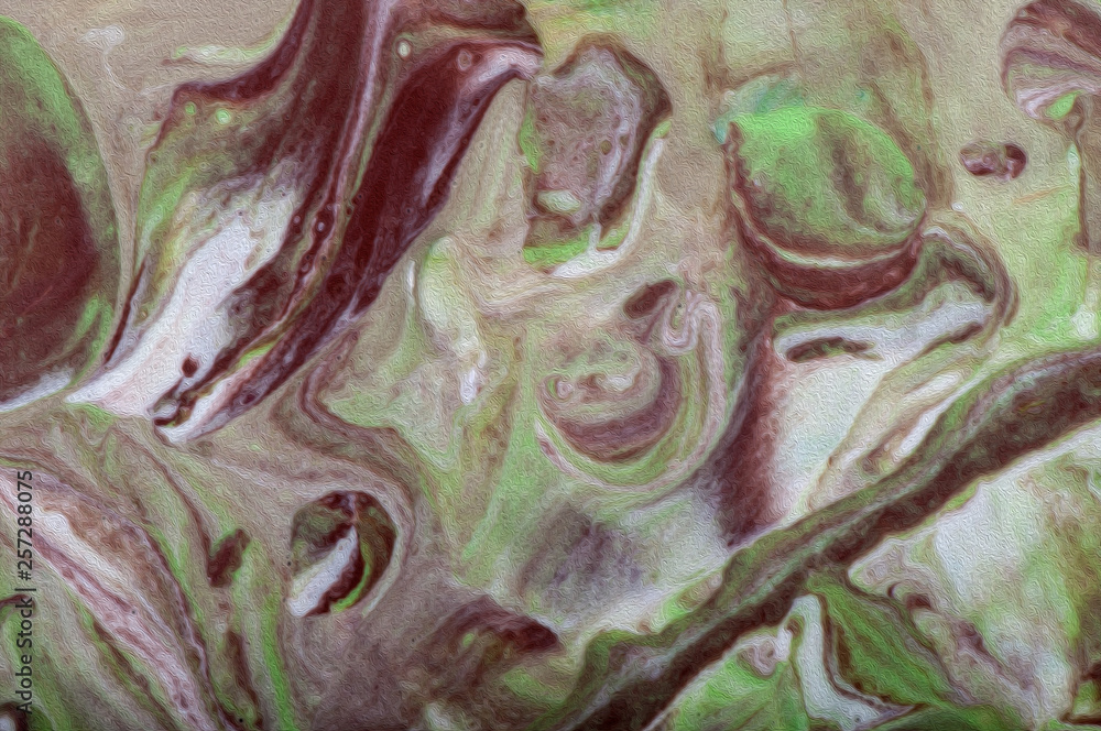 Obraz premium Abstract illustration, background, texture, painted by the method of acrylic fill.