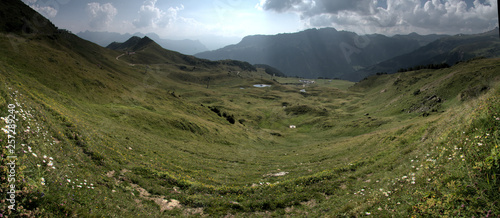 Alp Palfries, largest Summer pasture in East Switzerland photo