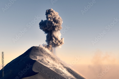 Photography Volcano eruption in Guatemala