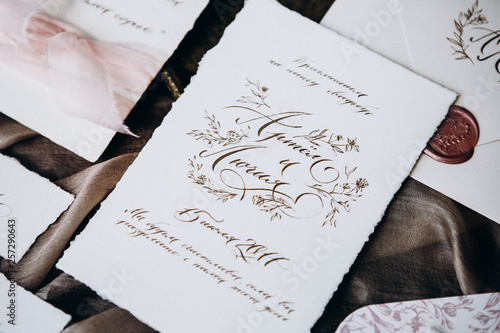 Wedding details, wedding envelope, wedding invitation.