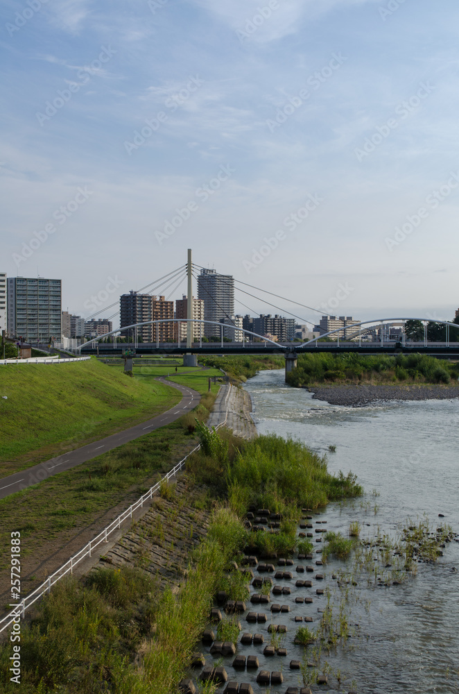 豊平川の風景