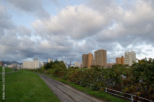 豊平川の風景