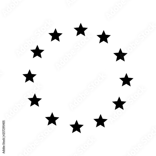 Europe union star icon.