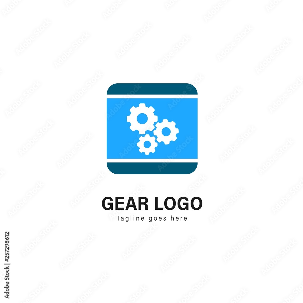 Automotive logo template design. Automotive logo with modern frame vector design Automotive logo template design. Automotive logo with modern frame vector design