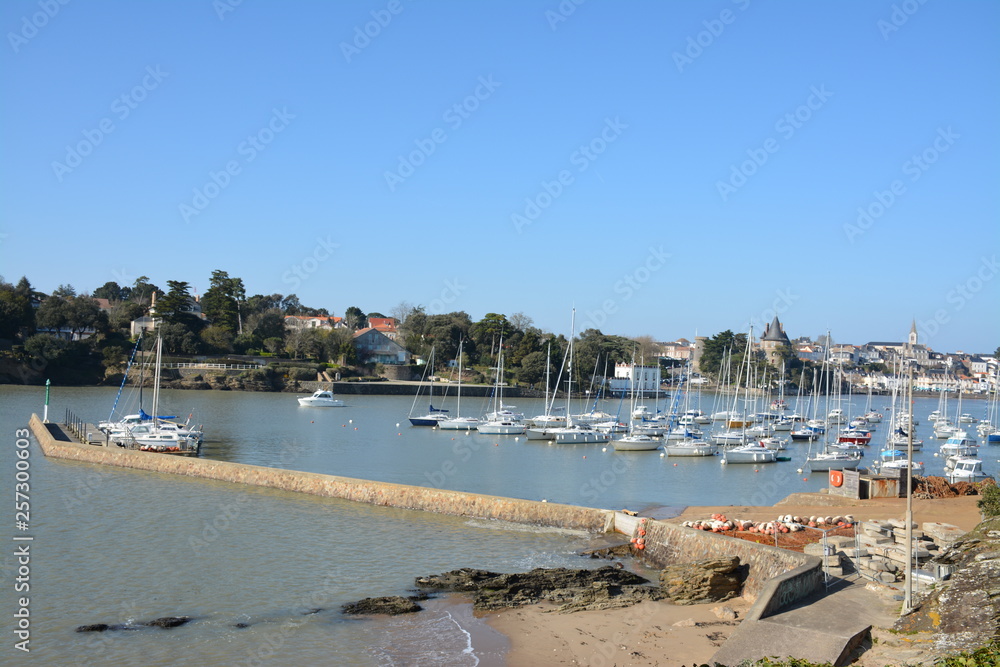 Pornic - Vue du port de Gourmalon Pornic - Vue du port de Gourmalon